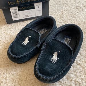 Polo Ralph Lauren Black Moccasins